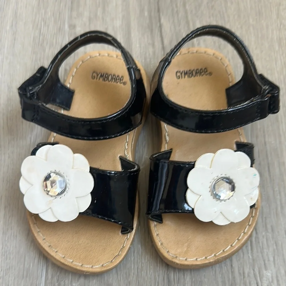 Gymboree Black and White Kids Moccasins